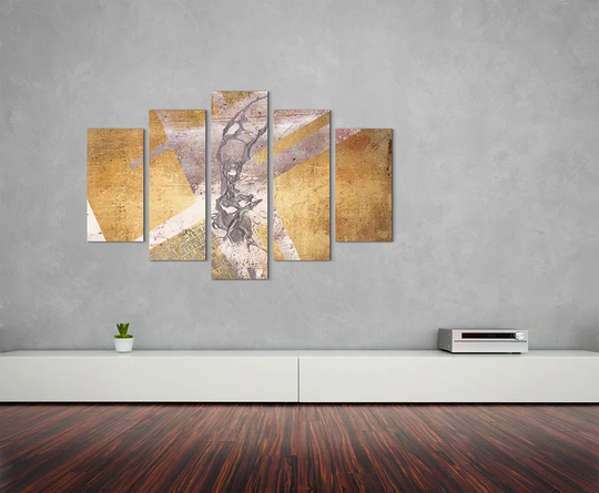 Abstract 781 Multi-Piece Image Graphic Art Print on Canvas