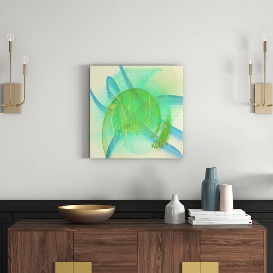 Enigma Abstract 1371 Graphic Art Print on Canvas