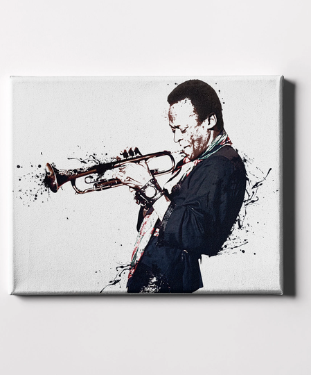 Miles Davis Jazz Art, Music Poster, Poster Canvas, Mancave, Art