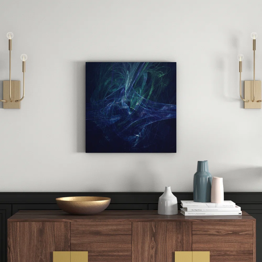 Enigma Abstract 1057 Graphic Art Print on Canvas