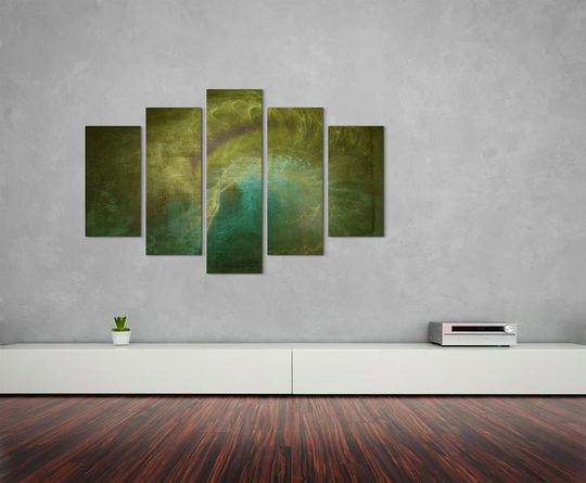Enigma Scultpure Abstract 1277 Graphic Art Print Multi-Piece Image on Canvas