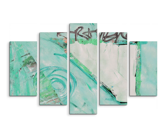 Enigma Abstract 582 Graphic Art Print Multi-Piece Image on Canvas