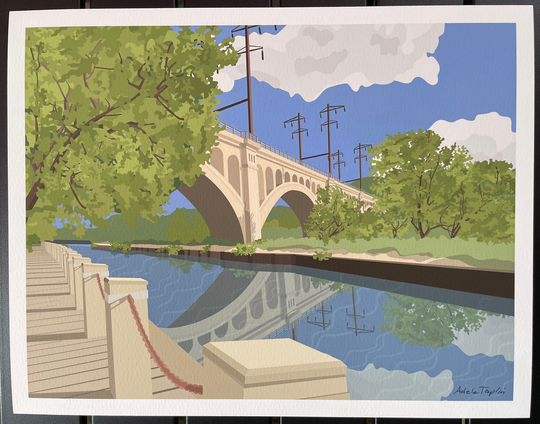 Manayunk Bridge - 11x14