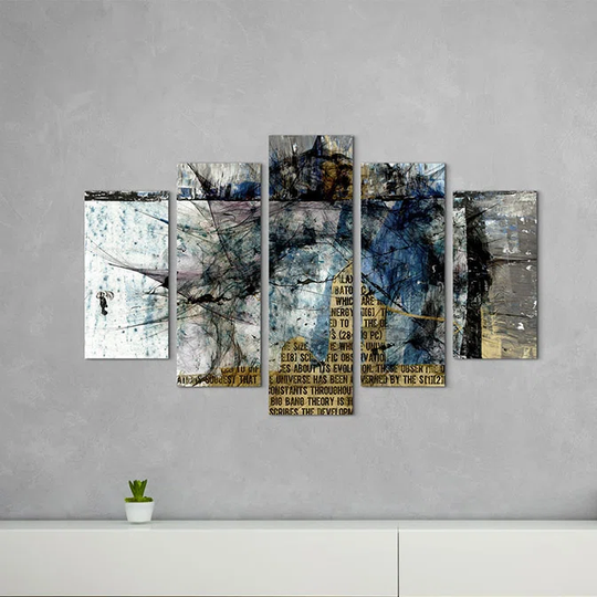Enigma Abstract 1439 Graphic Art Print Multi-Piece Image on Canvas