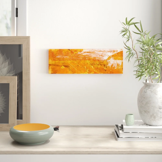 Enigma Panorama Abstract 634 Graphic Art Print on Canvas