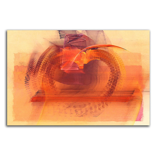 Enigma 059 Abstract Graphic Art Print on Canvas