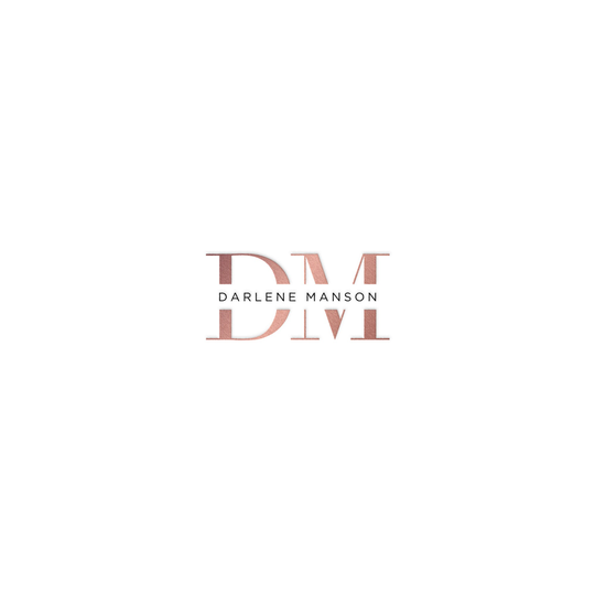 Rose Gold Logo, Minimalist Premade Text Logo Design, Modern Boutique Minimal Photography