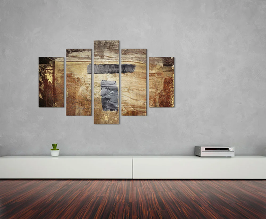 Enigma Abstract 945 Graphic Art Print Multi-Piece Image on Canvas
