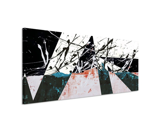 Enigma Panorama Abstract 694 Graphic Art Print on Canvas