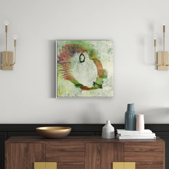 Enigma Abstract 1092 Graphic Art Print On Canvas