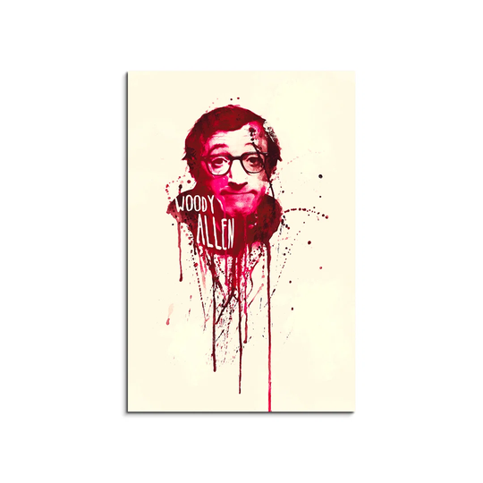 Enigma Woody Allen Graphic Art Print on Canvas