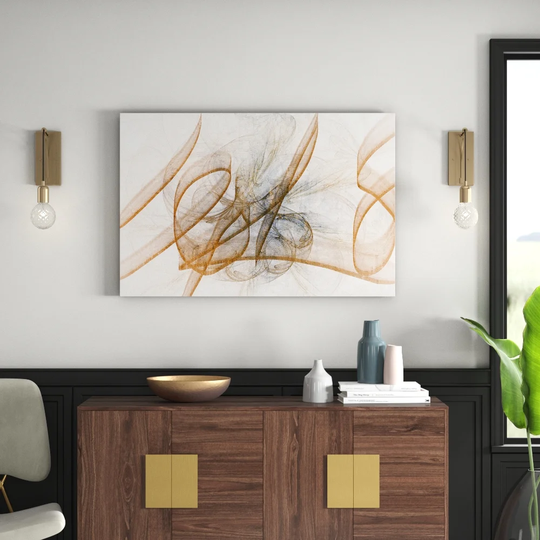 Enigma Abstract 1497 Graphic Art Print on Canvas