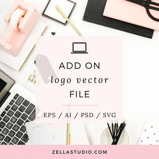 Add On Logo Vector File/Business Branding Photographer Blogger Beauty Luxury Fonts