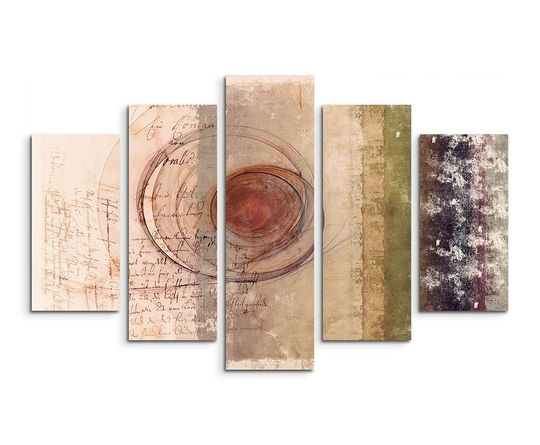 Enigma Sculpture Abstract 1364 Graphic Art Print Multi-Piece Image on Canvas