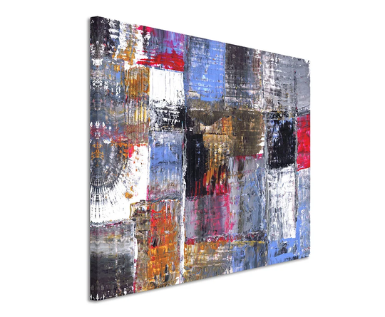 Abstract 941 Graphic Art Print on Canvas