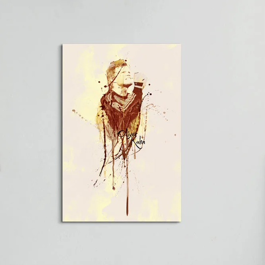Enigma - Oliver Kahn III Graphic Art Print on Canvas