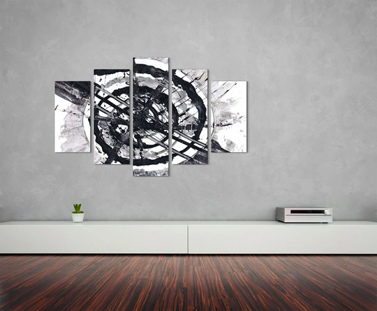 Enigma Abstract 727 Graphic Art Print Multi-Piece Image on Canvas