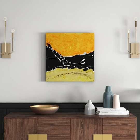 Enigma 657 Abstract Graphic Art Print on Canvas