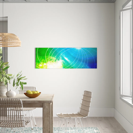Enigma Panorama Abstract 010 Graphic Art Print on Canvas