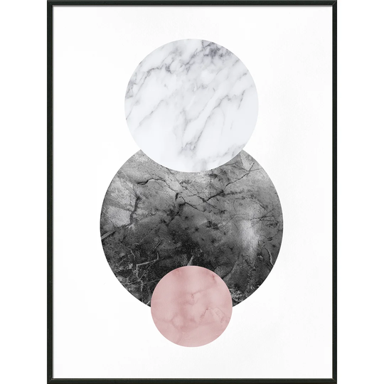 Geometrical Shapes II Framed Graphic Art Print Poster