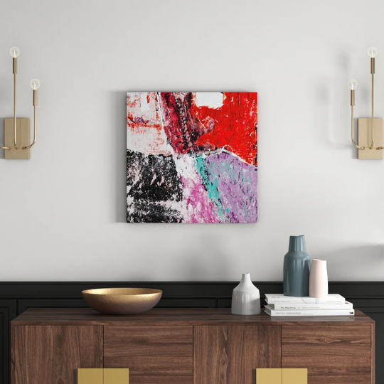 Enigma Abstract 583 Graphic Art Print on Canvas