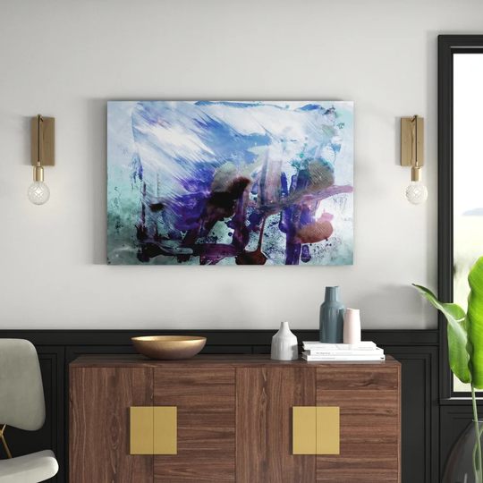 Enigma 838 Abstract Graphic Art Print on Canvas