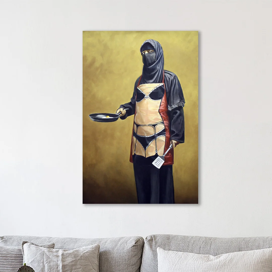 Breakfast in Bed by Banksy - Wrapped Canvas Graphic Art Print