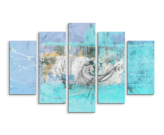 Enigma Sculpture Abstract 1391 Graphic Art Print Multi-Piece Image on Canvas