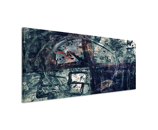 Enigma Panorama Abstract 907 Graphic Art Print on Canvas