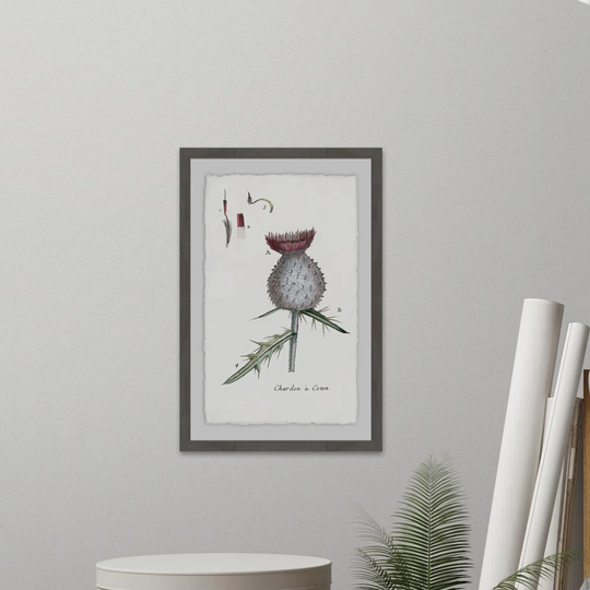 Inspire Me with Plant - Picture Frame Graphic Art Print on Paper