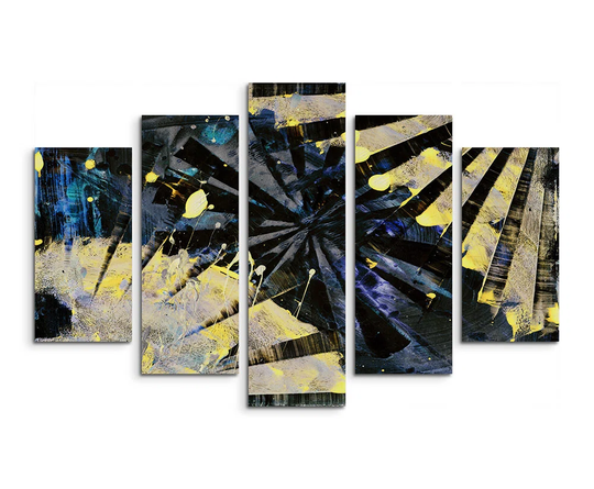 Enigma Abstract 828 Graphic Art Print Multi-Piece Image on Canvas