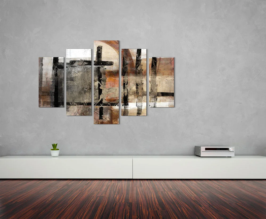 Enigma Abstract 751 Graphic Art Print Multi-Piece Image on Canvas