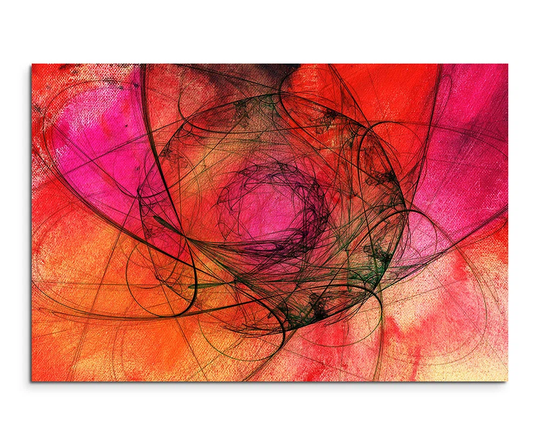 Enigma Abstract 1157 Graphic Art Print on Canvas