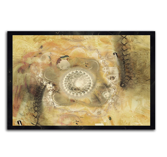 Enigma 441 Abstract Graphic Art Print on Canvas