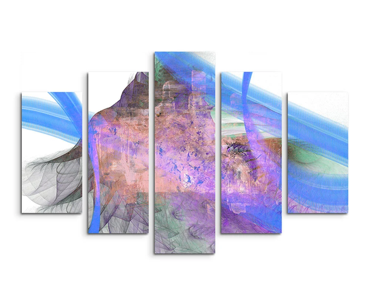Enigma Abstract 1458 Graphic Art Print Multi-Piece Image on Canvas