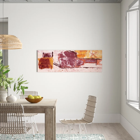 Enigma Panorama Abstract 617 Graphic Art Print on Canvas