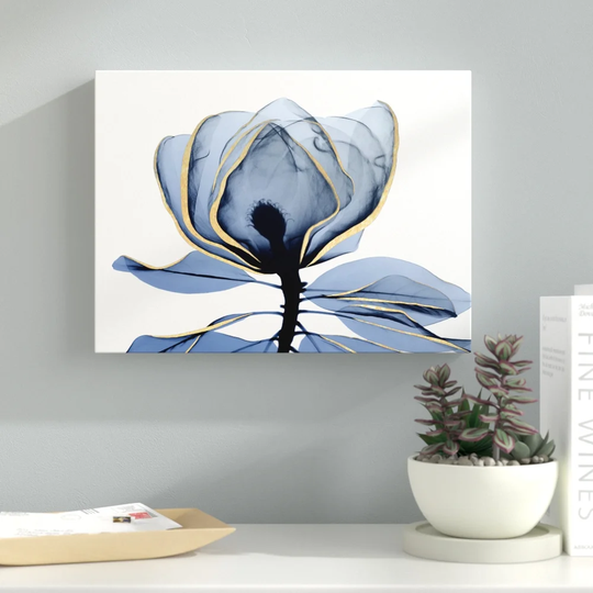 Golden Midnight 1 - Wrapped Canvas Graphic Art Print