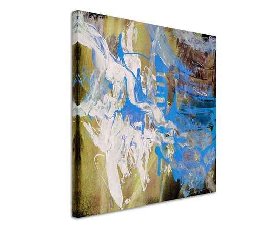 Enigma Abstract 620 Graphic Art Print on Canvas