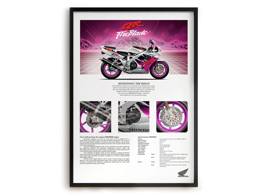 Honda Cbr 900Rr Fireblade Poster