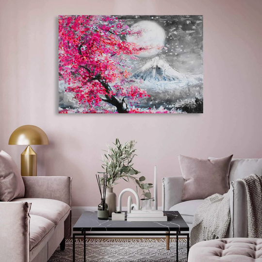 Japan Canvas Art Print, Giclée Hanging Wall Decor, Modern Japanese Artwork, Living Room Prints Framed