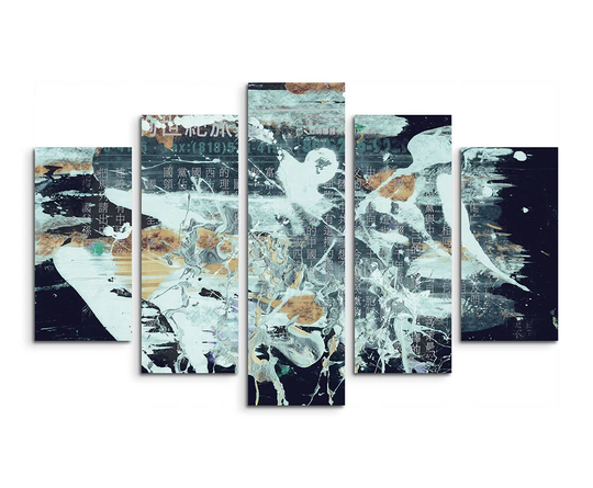 Enigma Abstract 830 Graphic Art Print Multi-Piece Image on Canvas