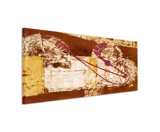Enigma Panorama Abstract 563 Graphic Art Print on Canvas