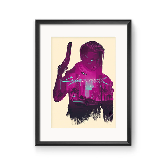 Cyberpunk 2077 Game Poster Print