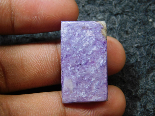 100% Natural Charoite Cabochon Hand Polish Top Grade Quality Gemstone Made Purple Loose Stone For Jewelry 27 Ct 31x17 Mm#378