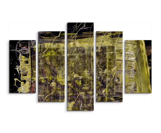 Enigma Abstract 593 Graphic Art Print Multi-Piece Image on Canvas