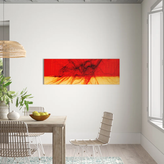 Enigma Panorama Abstract 136 Graphic Art Print on Canvas