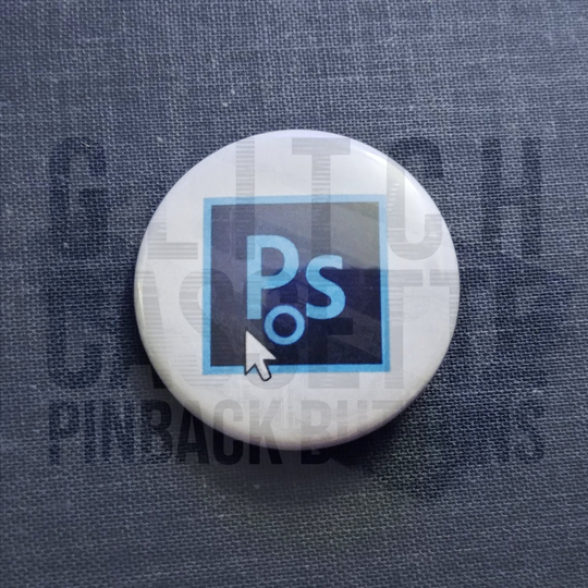 Piece "O Shop Pinback Button, 1.5