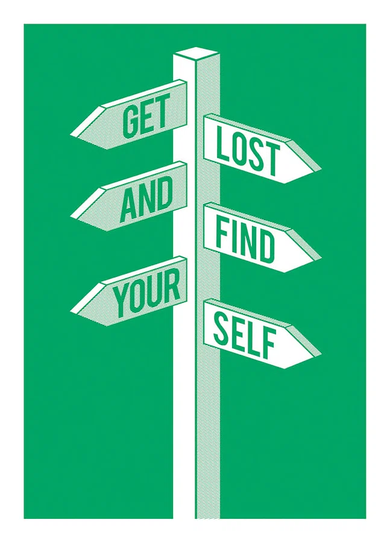 Get Lost Graphic Art