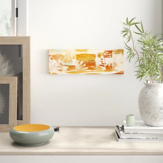 Enigma Panorama Abstract 964 Graphic Art Print on Canvas