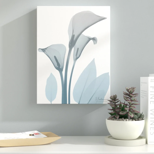 Serene Calla Lilly - Wrapped Canvas Graphic Art Print